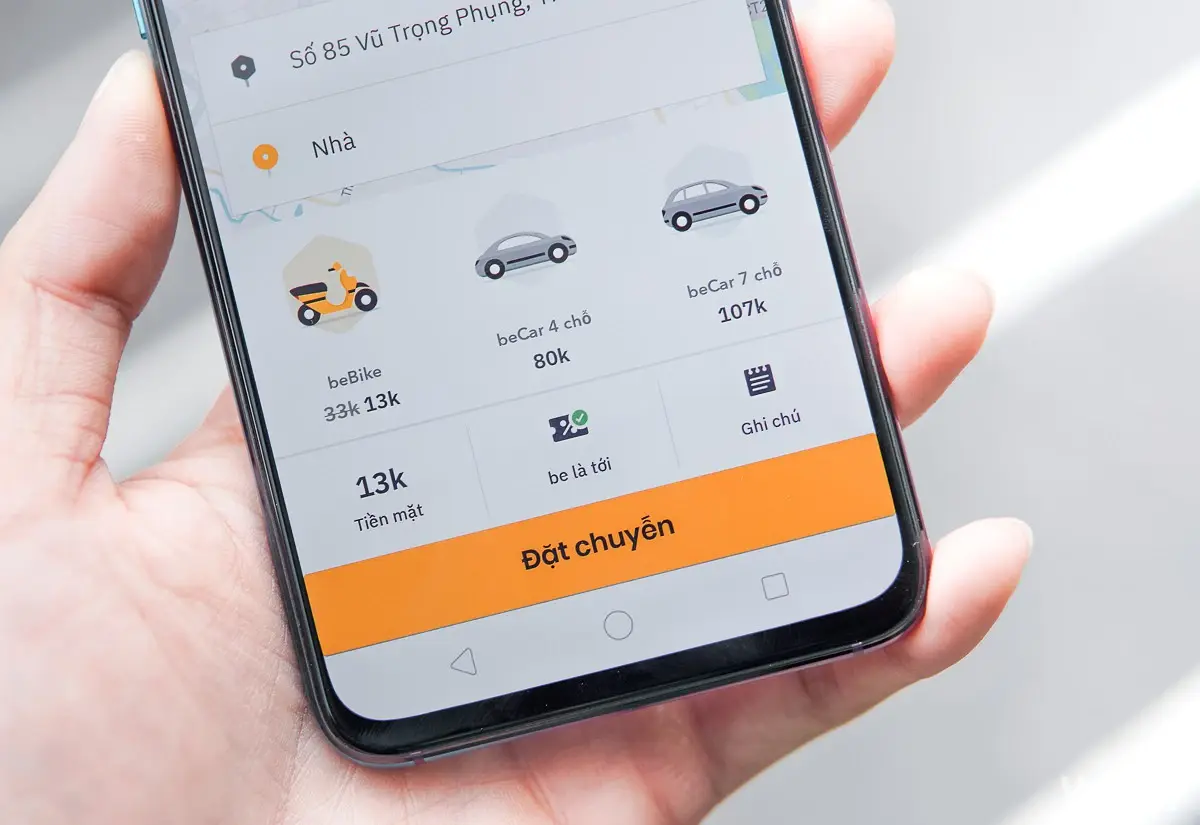 Lợi ích khi sử dụng app đặt xe công nghệ