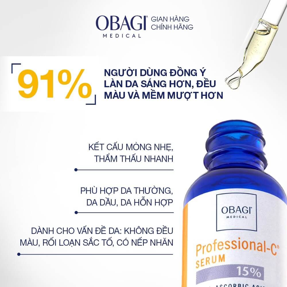 Serum dưỡng trắng da – Obagi Professional-C Serum